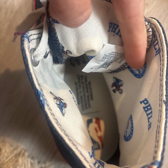 Converse High-Top Sneakers - Dark Blue and White - Picture 4 of 6